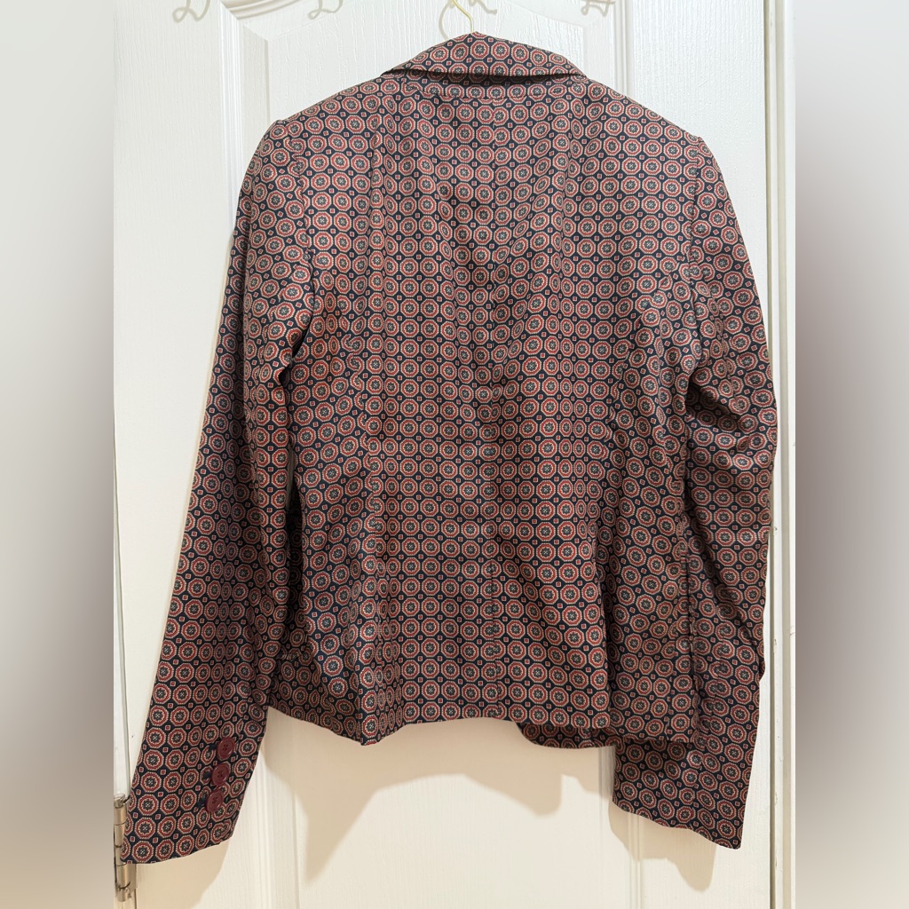 The Limited Women's Xs Printed Blazer Geo Pattern Work Jacket Lined Career — image 4 of 5
